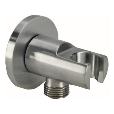 Wiesbaden luxe mess.muur doucheaansluiting+opsteek 1/2&apos;&apos; geb.staal