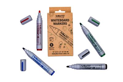Whiteboardmarker artline 517 eco rond m ass 4st