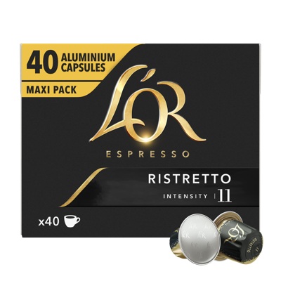 L&apos;OR Espresso Ristretto 11 - 40 koffiecups