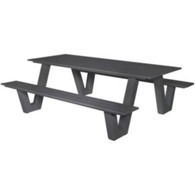 Picknicktafel Breeze aluminium antraciet