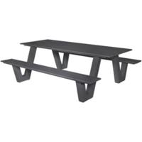 Picknicktafel Breeze aluminium antraciet - thumbnail