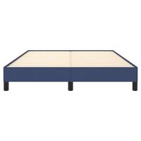 Bedframe stof blauw 140x190 cm - thumbnail