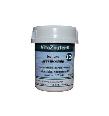 Vitazouten Kalium arsenicosum VitaZout nr. 13 120 Tabletten Vitazouten Kalium arsenicosum VitaZout nr. 13 120 Tabletten