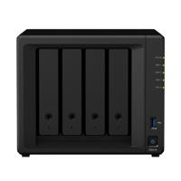 Synology DiskStation DS418 data-opslag-server NAS Mini Tower Ethernet LAN Zwart RTD1296 - thumbnail