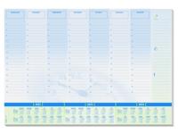 Sigel SI-HO350 Bureauonderlegger Time A2 + Kalender 2023/24/25 30 Vel Blauw - thumbnail