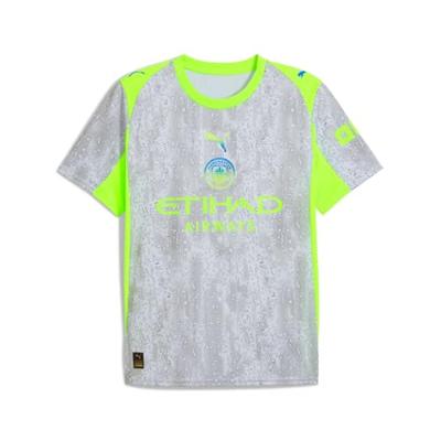 Manchester City 3rd Shirt Senior 2025/2026 - Maat XL - Kleur: LichtgeelGrijs | Soccerfanshop