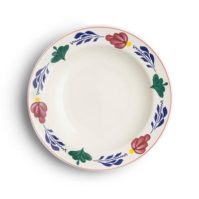 Boerenbont Diep bord 24cm set van 6 stuks