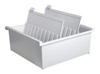 HAN 954-0-11 954-0-11 Kaartenbak Lichtgrijs Aantal kaarten (max.): 1.300 kaarten DIN A4 liggend - thumbnail