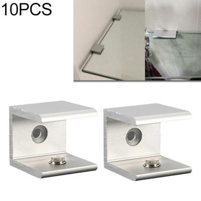 10 STKS single hole aluminiumlegering glas bevestigings clip S 20mm 10 STKS single hole aluminiumlegering glas bevestigings clip S 20mm