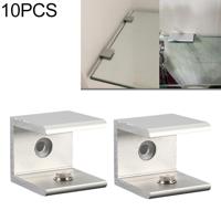 10 STKS single hole aluminiumlegering glas bevestigings clip S 20mm - thumbnail