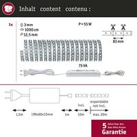 Paulmann MaxLED 500 70830 LED-strip basisset Met connector (male) 24 V 10 m Daglichtwit 1 stuk(s) - thumbnail