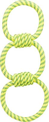 TRIXIE AQUATOY TOUW TREKSPEELTJE RINGEN POLYESTER GEEL / GROEN - thumbnail