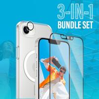 PanzerGlass 3-in-1 Case Flagship Set (hoesje + beschermglas) Apple iPhone 16e MagSafe compatible, Stootbestendig - thumbnail