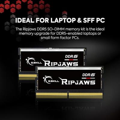 G.Skill DDR5 SODIMM Ripjaws 2x16GB 5600 CL40 - thumbnail