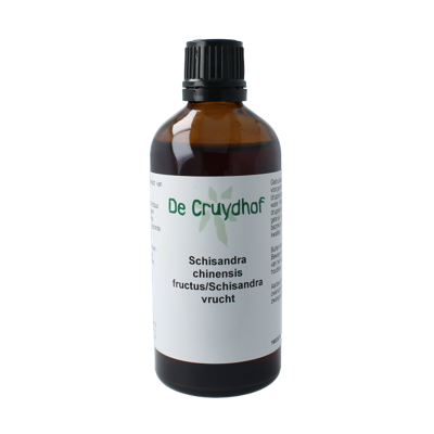 Cruydhof Schisandra chinensis fruct tinctuur 100 Milliliter Cruydhof Schisandra chinensis fruct tinctuur 100 Milliliter