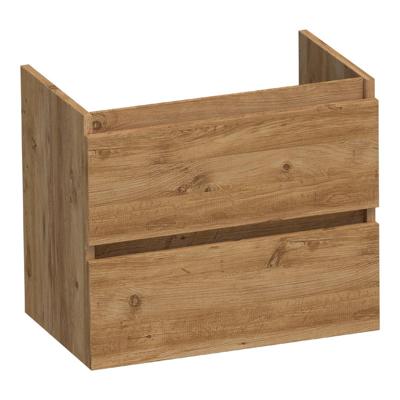 Brauer Joy - Onderkast Ondiep - 60 cm - met 2 Softclose Lades Greeploos en 1 Sifon Uitsparing - Chateau