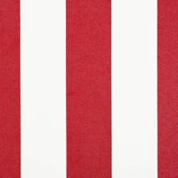 VidaXL Inklapbaar zonnescherm rood en wit 350 x 250 cm - thumbnail