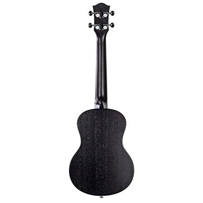 Cascha HH 2305L tenor ukelele zwart met gigbag - linkshandig