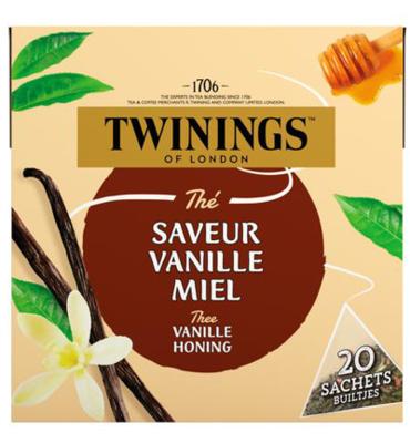 Twinings Zwarte thee vanille honing 20 Zakjes