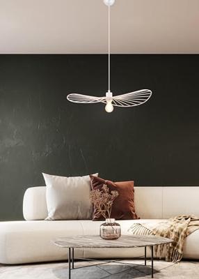 Hanglamp Chapeau mat wit Excl. 1x E27 7W - thumbnail
