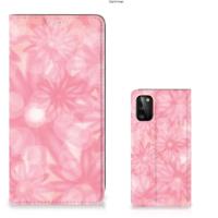 Samsung Galaxy A41 Smart Cover Spring Flowers - thumbnail