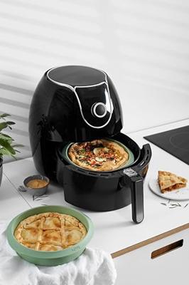 Lékué airfryer set + bakvorm + keukentang + bakkwast