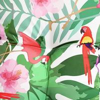 Stoelkussens 6 st hoge rug oxford stof meerkleurig - thumbnail