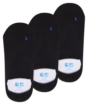 FALKE 3-paar unisex Footies die niet afzakken - Cool Kick - Kousenvoetjes voor dames en heren - Sokken in loafers - Anti-slip