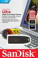 SanDisk 124109 USB flash drive 128 GB USB Type-A 3.2 Gen 1 (3.1 Gen 1) Zwart - thumbnail