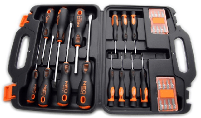 Neo Tools Schroevendraaierset 4dlg Magnetisch Crmo Staal