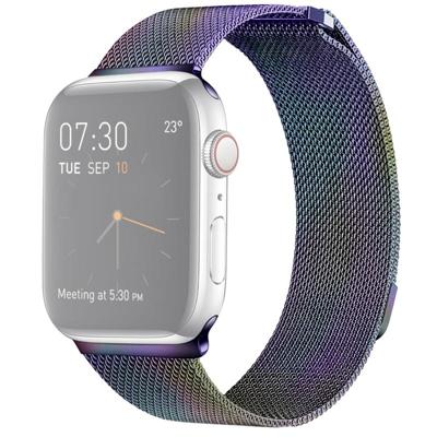 Milanese Loop Magnetic Stainless Steel Watchband for Apple Watch Series 5 & 4 40mm / 3 & 2 & 1 38mm(Colour)