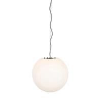 QAZQA Moderne buiten hanglamp wit 56 cm IP65 - Nura - thumbnail