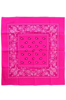 Bandana fluor roze