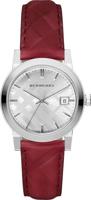 Horlogeband Burberry BU9152 Leder Rood 18mm - thumbnail