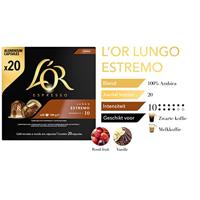 Koffiecups L&apos;Or espresso Lungo Estremo 20 stuks - thumbnail
