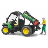 Bruder John Deere Gator 855D met chauffeur - thumbnail