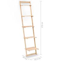 VidaXL Wandrek ladder 41,5x30x176 cm cederhout - thumbnail