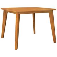 Tuintafel 110x110x75 cm massief acaciahout - thumbnail