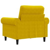 Fauteuil 60 cm fluweel geel - thumbnail