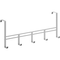 Metaltex deurkapstok 5 haken 38x15 cm zilver - thumbnail