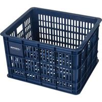 Gerecyclede fietskrat Basil Crate M 29.5 liter 35 x 45 x 25 cm - bluestone - thumbnail