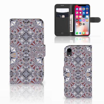 Apple iPhone Xr | Bookcase | Flower Tiles