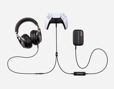 Elgato 10GBC9901 Chat Link Pro Jackplug Audio Adapter [1x 3,5mm-stekker - 2x 3,5mm-stekker, 3,5mm-bus] Zwart