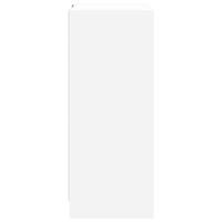 Dressoir met LED 77x34x85 cm bewerkt hout wit - thumbnail