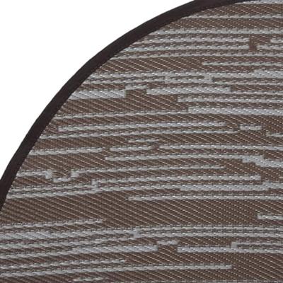VidaXL Buitenkleed arakil ø160 cm polypropeen bruin