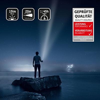 Ansmann 1600-0169 X15 Penlight werkt op batterijen LED 133.8 mm Zilver Ansmann 1600-0169 X15 Penlight werkt op batterijen LED 133.8 mm Zilver