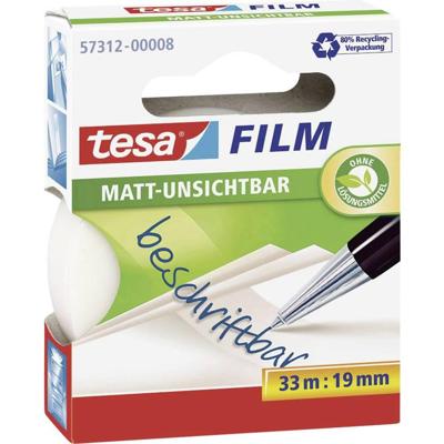 Quantore Onzichtbaar plakband tesa film 19mmx33m Quantore Onzichtbaar plakband tesa film 19mmx33m