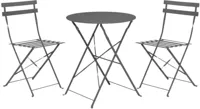 Ambiance bistroset rond antraciet - thumbnail
