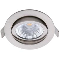 EcoDim LED Inbouwspot IP54 Dimbaar 5W 2700K Mat Nikkel - thumbnail