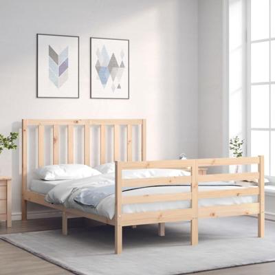 Bedframe zonder matras massief grenenhout 120x200 cm